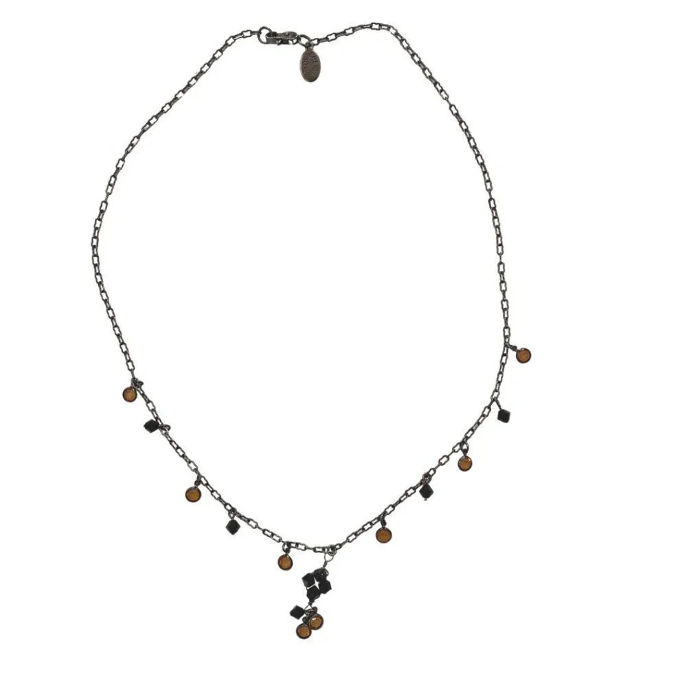 Vintage 1990's Cheryl Reis Crystal Choker Necklace